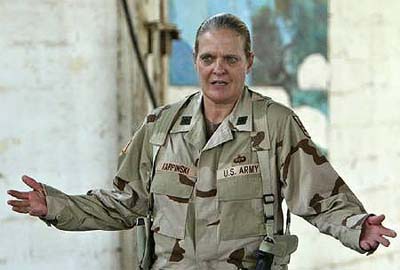 The US general in charge of Abu Ghraib prison in Iraq was told by a military intelligence commander that detainees should be treated like dogs