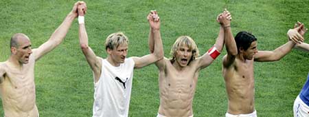 The Czech Republic players 