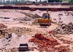 The Western Yamuna Canal being desilted near Karnal