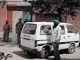 A view of the Bostal Jail, Ludhiana.