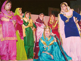 Girls perform at Sur Taal at Punjab Vidhan Sabha in Chandigarh