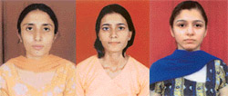 Amrit Pal Kaur, Aditi Malhotra, Anudeep Kaur