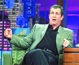 Mel Gibson has been voted the most powerful celebrity