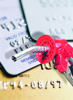 Most petrol stations dont accept debit cards before nine in the morning