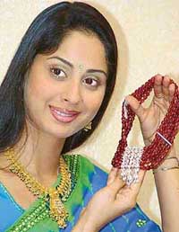 Sangeeta Ghosh, Pammi of Desh Mein Nikla Hoga Chand, at a store in Chandigarh on Saturday