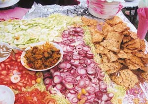 Papad and pickle can add punch to the bland dish