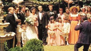 A scene from The Godfather