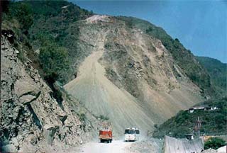 The production in centuries-old salt mine in Gumma, near Jogindernagar, Himachal Pradesh, has been stopped due to sinking of a hill