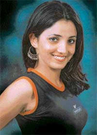 Upcoming model Kirandeep