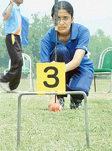 Gurjaspreet Kaur, who was the top scorer for Chandigarh in the girls semifinal against Delhi