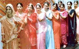 Trainees at a workshop organised by the Param Institute in Ludhiana