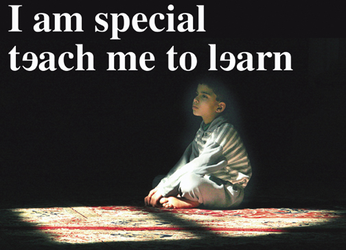 I am special, teach me to learn