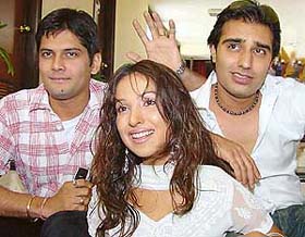 Amar Upadhyay, Shraddha Nigam and Sanjit Bedi in Chandigarh