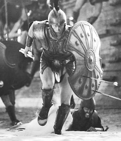 A scene from the film Troy