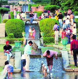 The Nishat gardens