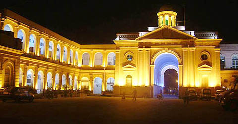 The Amritsar Municipal Corporation building continued to illuminate on Monday, despite power saving measures taken by the Punjab Government