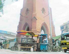 Rehris near the Clock Tower in Ludhiana