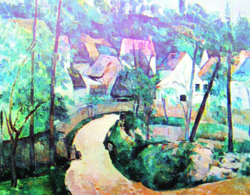 The Turning Road by Paul Cezanne ; 1879-82
