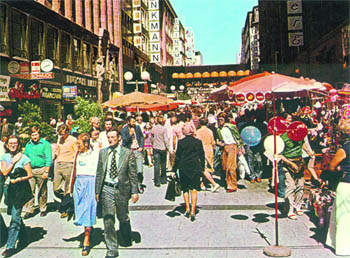Spitalistrasse, a walking street