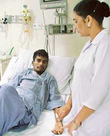 Vinod Kumar admitted to Sigma Heart Centre, Ludhiana, waiting for a good Samaritan to come to his aid