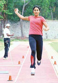 Anju Bobby George, on whom the hopes of the nation rest