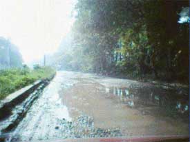 The Ludhiana-Doraha canal road in bad shape