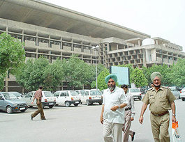 The Punjab and Haryana High Court building.
