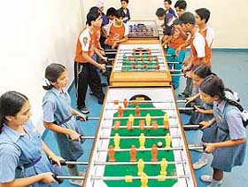 Table soccer arrives at The Gurukul, Sector 20, Panchkula