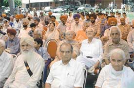 Participants, including health workers and representatives of NGOs, at the district-level workshop on national nutrition week at Civil Hospital