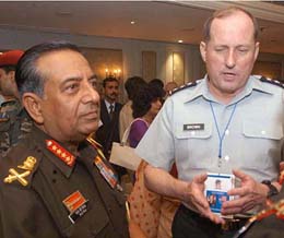 The Chief of Army Staff, Gen N. C. Vij, with the Commanding -General of US Army 