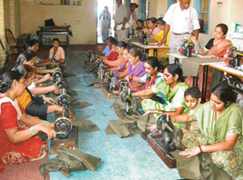 Women at work at the PAP Ladies’ Welfare Centre