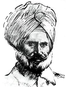 Hav. Isher Singh, who commanded the Saragarhi post