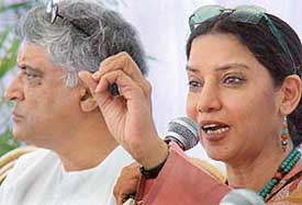 Shabana Azmi and Javed Akhtar appear together in public after a long time during their visit to Chandigarh 