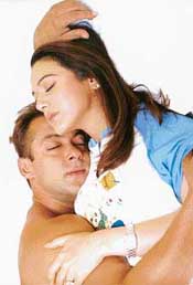 Salman Khan and Preity Zinta in Dil ne Jise Apna Kahaa