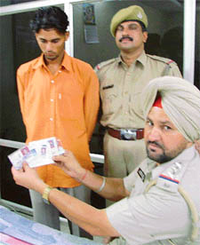 Gurnam Singh, who was caught with fake Army identity cards in Ludhiana
