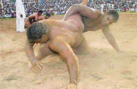 Grapplers vie for supremacy in wrestling bouts at Khizrabad in Kurali 