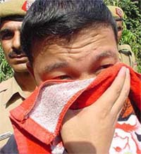 Prime accused Naredra Subba, who is involved in the high-profile sensational Vasant Kunj Subba farmhouse murder case, being brought back to New Delhi