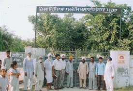 Mr S.S. Randhawa, Director, State Council of Education, Research and Training, who conducted a surprise check along with other officials and members of the panchayat