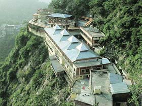 The world famous Baba Balak Nath temple