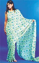 A Kashmiri bridal saree designed by Sonia Mahajan, a Jammu-based designer, will be on display at Bridal Asia 2004, to be held at Taj Palace from September