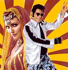 Om Puri and Sophia Dahl in ''King of Bollywood''