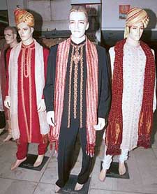 Ethnic is the choice of grooms this season
