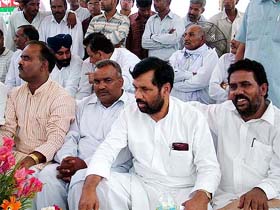 Union minister and LJP president Ram Vilas Paswan at a rally in Hisar