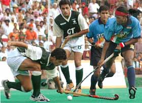 India and Pakistan players battle it out at Chandigarh
