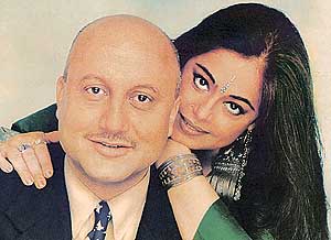 Anupam andKiron Kher