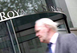 Insurer Royal & Sun Alliance will move 1,100 UK jobs to India to cut costs, becoming the latest financial company to shift a large number of staff to Asia where labour is cheaper. File photo shows Royal & Suns building in Londons Berkeley Square.