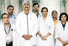 A team of Department of Gastroenterology, PGI, who bagged six awards at the 45th Annual Conference of Indian Society of Gastroenterology, along with the chairperson Prof B. Nagi