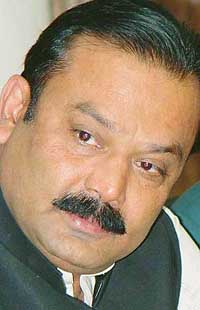 Pakistans Minister for Agriculture and Marketing Rana Mohammed Kasim Nau