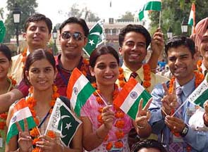 Students of Punjab College of Technical Education, Ludhiana, are all smiles on their return to Amritsar 