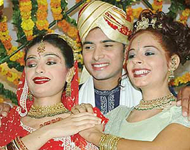 Models showcase the range on display at the Chandigarh and Panchkula branches of a slimming centre 